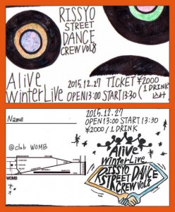 AliVe Winter Live at渋谷ＷＯＭＢ