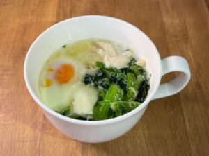 マグカップ鍋～カラダ作り～（たんぱく質たっぷり）